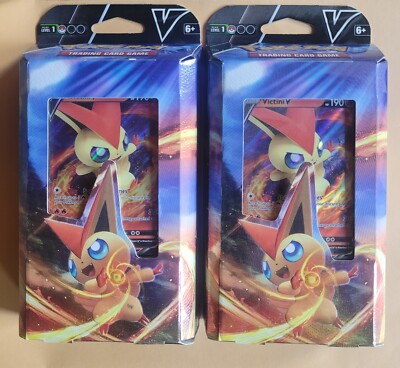 Pokemon Victini V Trading Card Game 60 Card Set Battle Deck | eBay