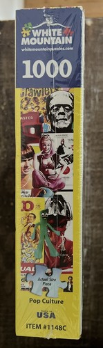 New White Mountain Puzzle Pop Culture 1000 Piece Jigsaw Charlie Girard - New - Picture 5 of 8