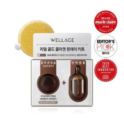 WELLAGE Real One Day Kit 100% pure hyaluronic acid ampoule Set K-Beauty