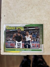 2020-21 Panini NBA Hoops - Jersey Swap Winter #10 Zion Williamson, Ja Morant