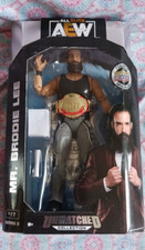 AEW Mr. Brodie Lee action figure series 3 #17 w/ upper deck cards