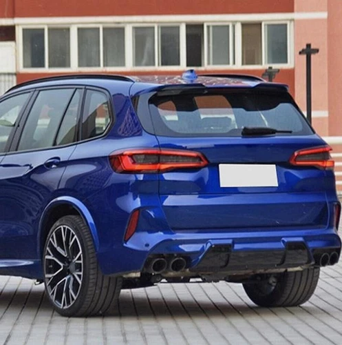 Alerón de techo negro brillante apto para BMW X5 X5M 2019-2023 G05 labio trasero barra moldura - Imagen 7 de 7