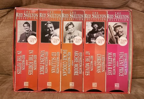 The Red Skelton Show 10 VHS Video Tape Box Set Clown Prince TV Comedy Over 6 Hrs - Picture 4 of 12