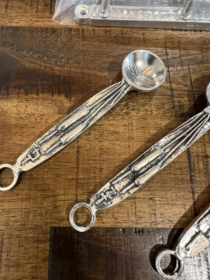 Crosby and Taylor Dragonfly Measuring Spoons with Wall Hang Storage~New - Image 2 of 4