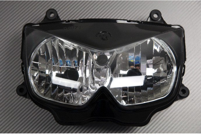 Phare avant de rechange pour moto Kawasaki Z1000 ZRT00A éclairage halogène puissant