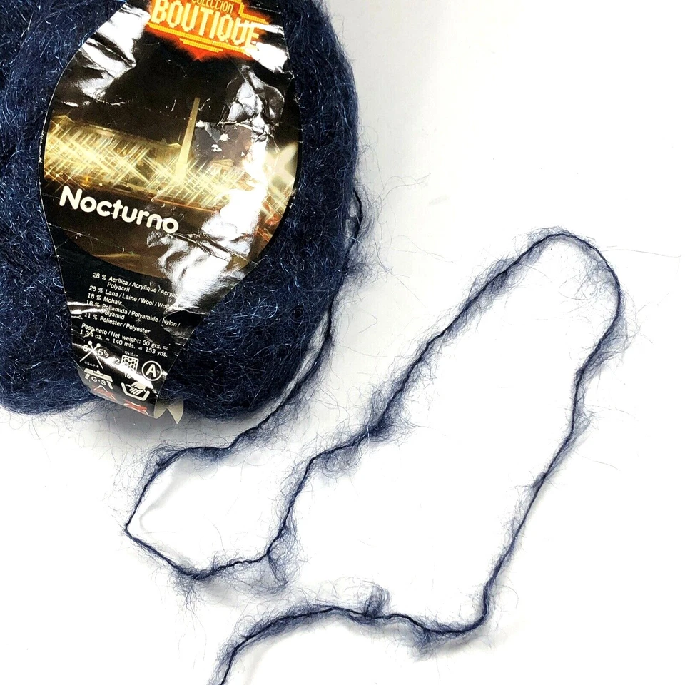 Katia Colección Boutique Nocturno Mezcla Lana Hilo Acentos Metálicos Lote de 10 Foto 2 de 4