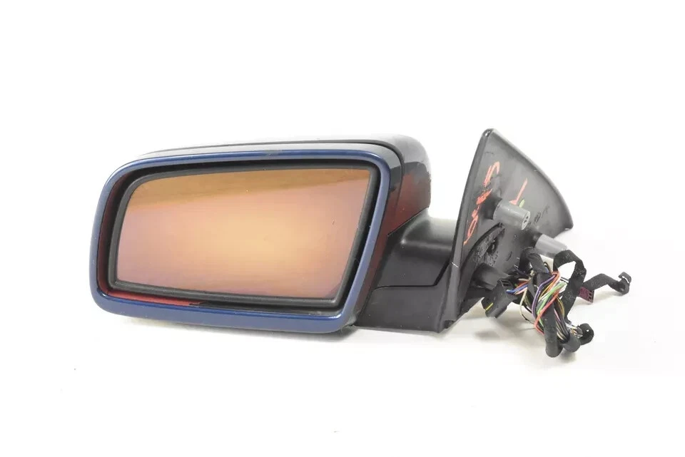 Espejo retrovisor izquierdo lado conductor azul OEM BMW E64 E63 645Ci 650i Foto 3 de 4