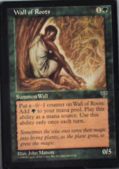 Wall of Roots - Mirage: #253, Magic: The Gathering Nm R109