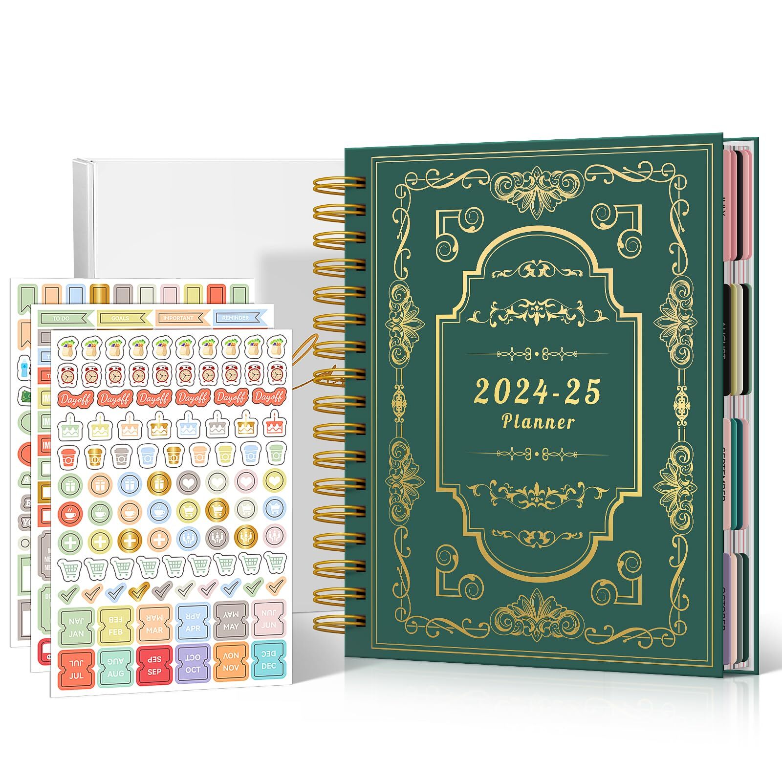 Planner 2024-2025 Hardcover 18 Month Large Planner 2024-2025 Daily Weekly & M...-image
