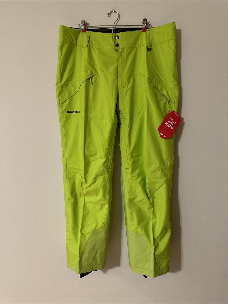 NEW! PATAGONIA Snowshot Pants Men's XL Regular Peppergrass Green
