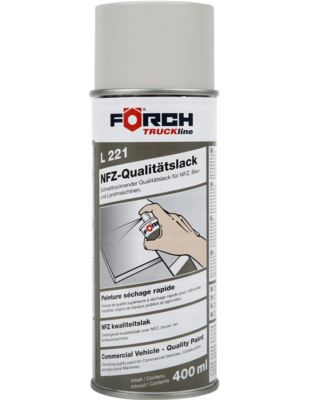 FORCH 4 In 1 Atlas Baumaschine Lackspray – Orange, Dickschicht, 400 Ml, Rostschützend