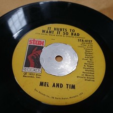Starting All Over Again/It Hurts To Want It So Bad - Mel And Tim - 7" Vinyl 45