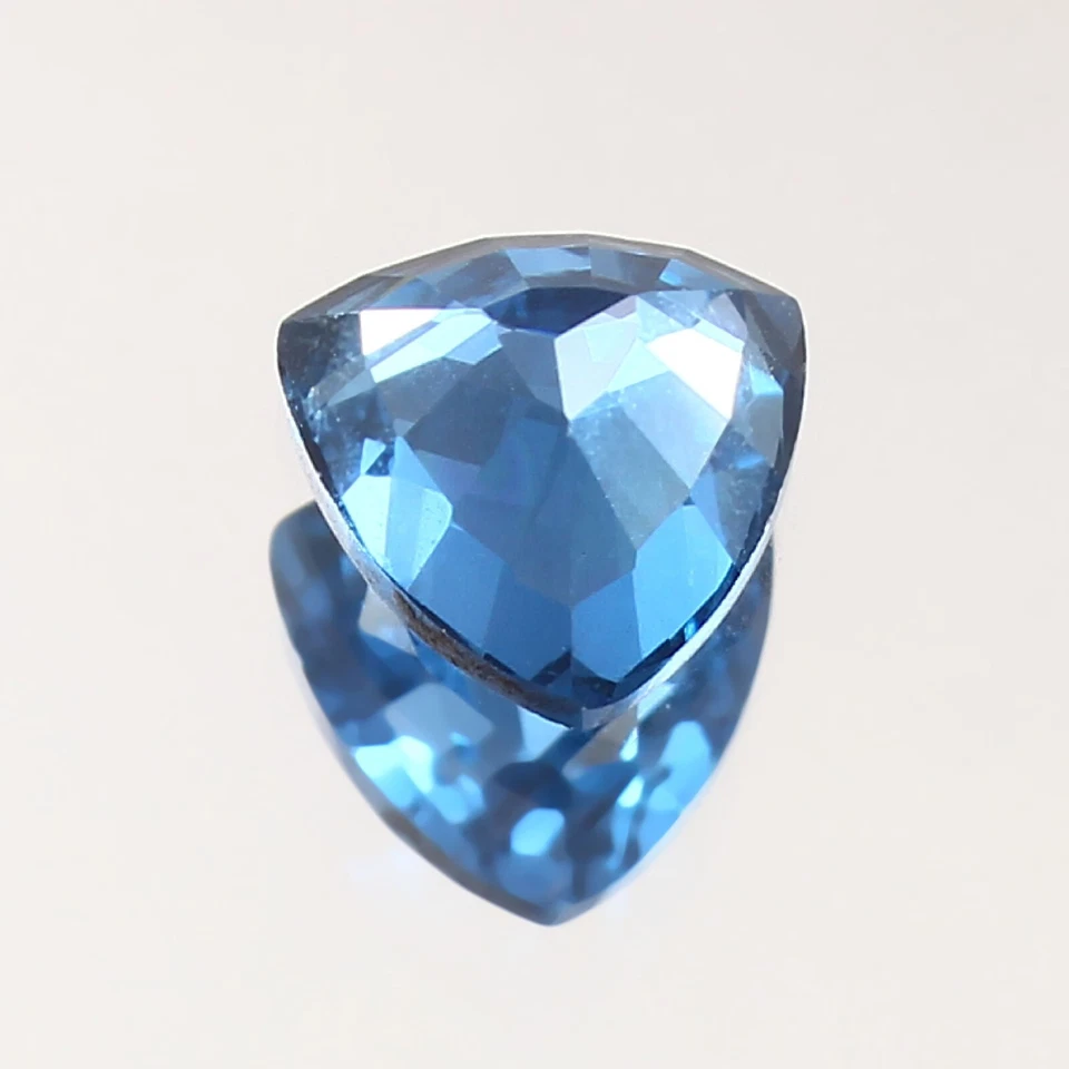 10x10 mm - AAA Natural Mozambique Turmalina Azul Suelto Trillón Piedras Preciosas Corte Foto 4 de 4