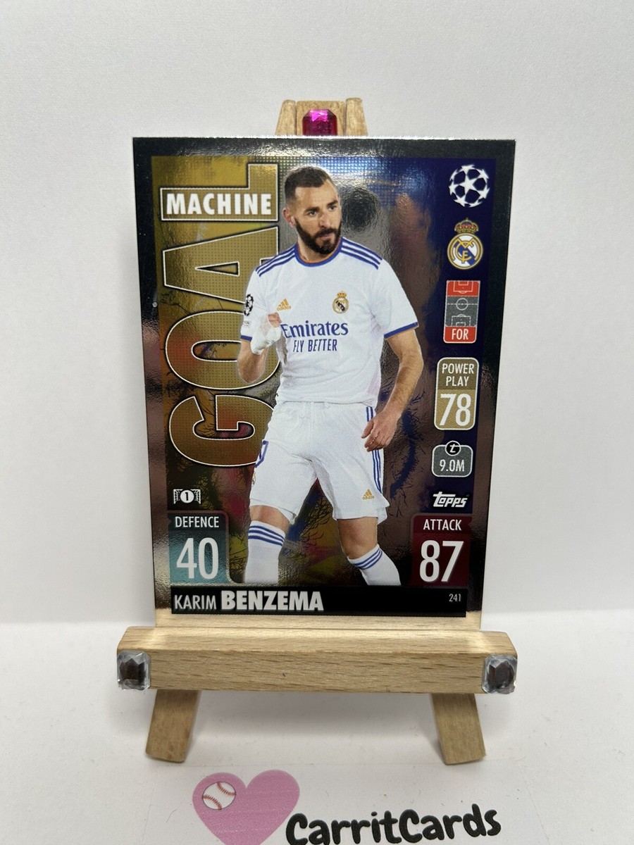 KARIM BENZEMA 2021-22 Topps Match Attax Soccer Goal Machine #241