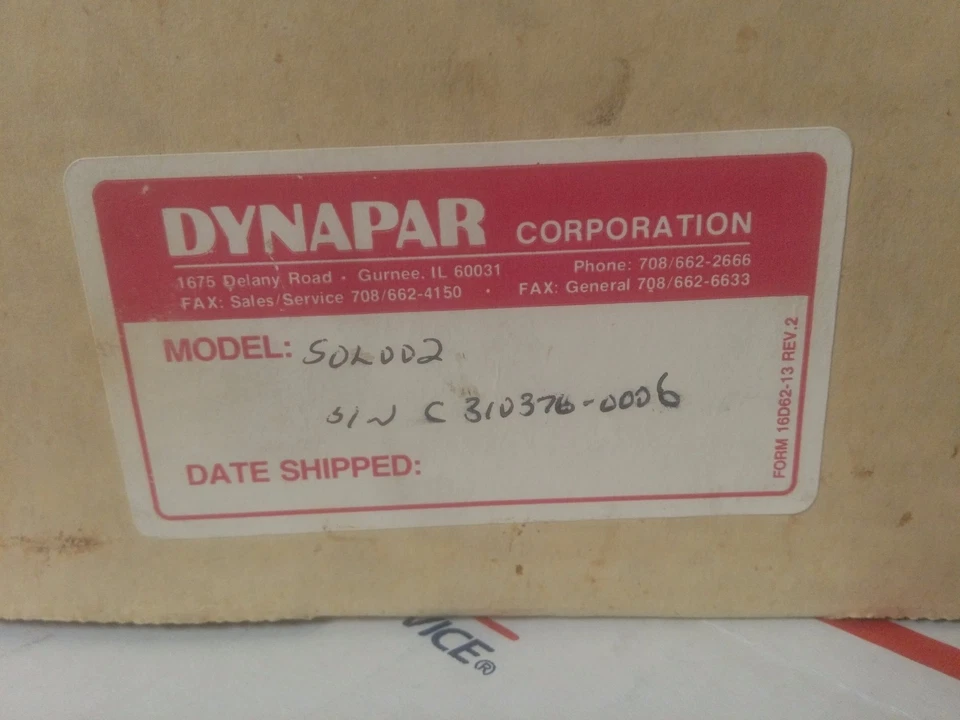 DYNAPAR SOL002 PROGRAMMABLE POSITION CONTROL, NEW IN BOX, 60 DAYS WARRANTY - Image 2 of 4