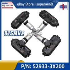 Set 4 Tire Sensor Fit Hyundai Elantra 2011-2013 TPMS Sensor GLS GL 529333X200 US