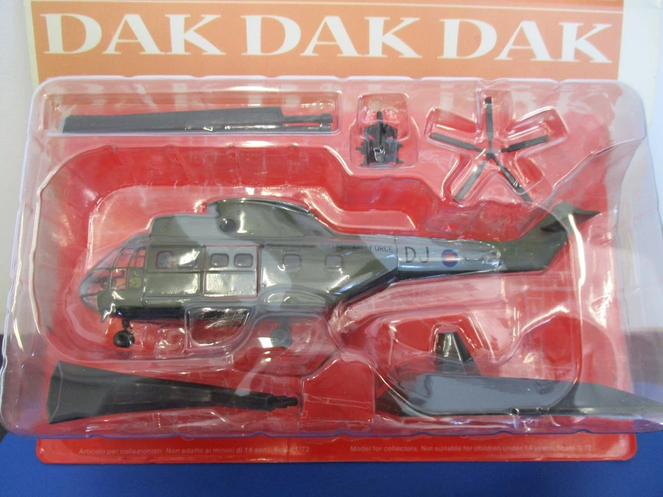 Die cast 1/72 Modellino Elicottero Helicopter Westland SA330E Puma UK - Immagine 4 di 4