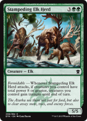 STAMPEDING ELK HERD X4 SP *DRAGONS OF TARKIR*