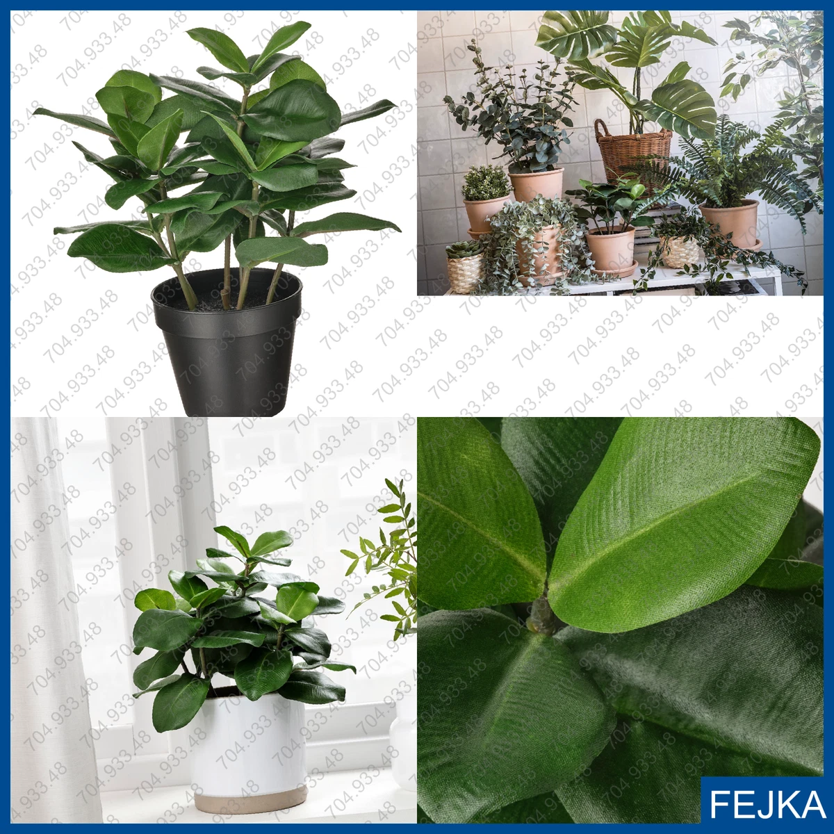 IKEA FEJKA Artificial Potted Plant In/Outdoor Weeping Fig, 59 OFF