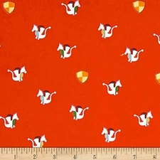Good Knight Cotton Fabric Michael Miller Sunset Shields  By the Yard