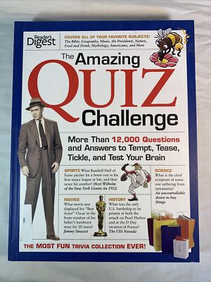 THE AMAZING QUIZ CHALLENGE - READER'S DIGEST  2009 HC