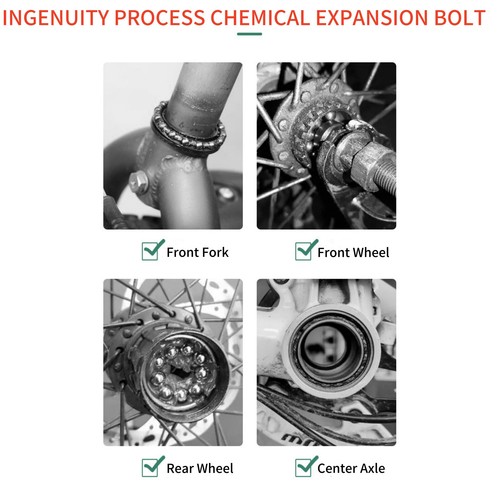 5pcs Stainless Steel Silver 1/4 in x 9 Balls Bicycle Crank Ball Bearing Part - Picture 10 of 15
