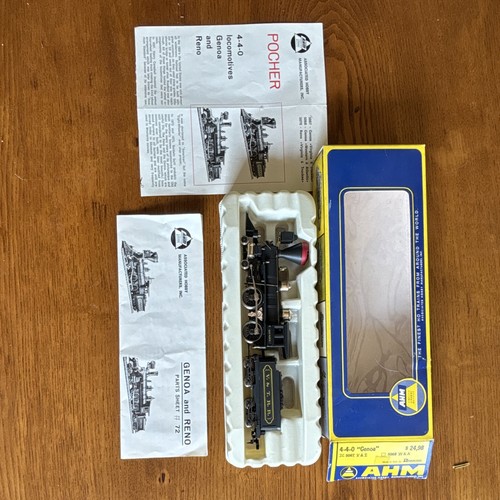 Locomotora de vapor AHM Rivarossi HO 4-4-0 Genoa V&T RR con licitación DC MPN 5067 | Condition: Used