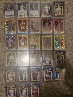 2024-2025 Topps Chrome UEFA Womans Sapphire Autograph Card Lot