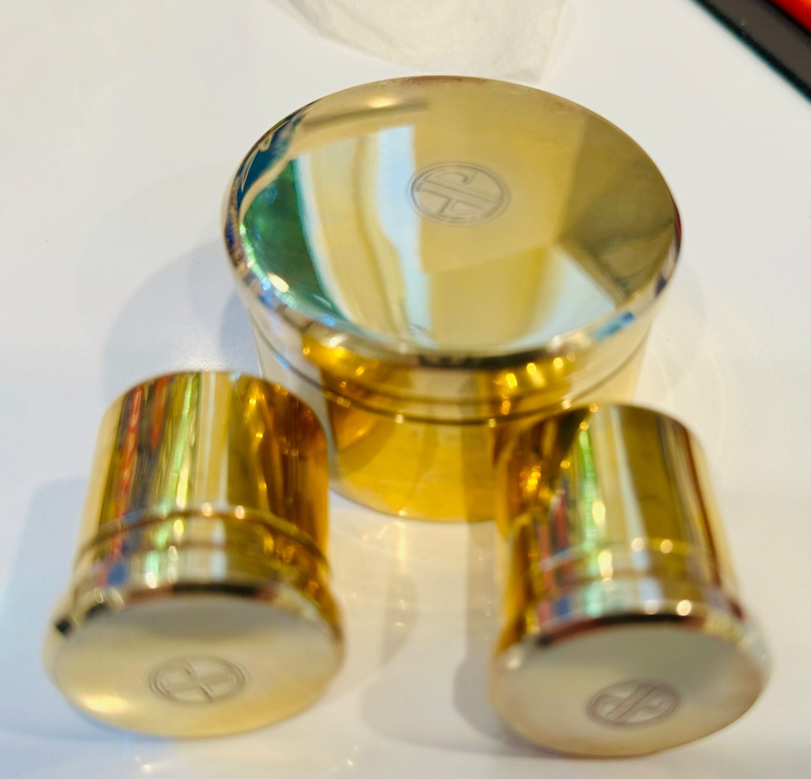 Jean Puiforcat Gustave Keller 950 Silver Art Deco Sterling  Travel Case Set Gift