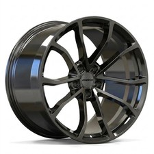 19 20 Gem Forged G8g Black Chrome Wheels Corvette C7 Stingray 20132019