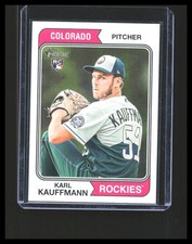 2023 Karl Kauffmann Rookie Card - Topps Heritage High #- #712 Rockies