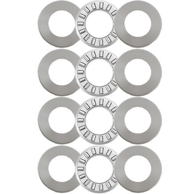 4 Sets NTA815 Thrust Needle Roller Bearings with Washers 1/2in ID 15/16in OD New
