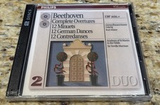 BEETHOVEN- COMPLETE OVERTURES 2-CD SET NEW SEALED MASUR MARRINER