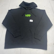 LGND Supply Co Black LGND Green Drip Embroidered Hoodie Mens Size XL New