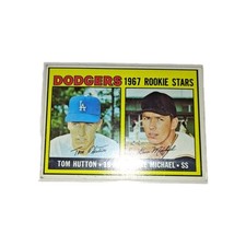 1967 Topps Baseball Card L A Dodgers Rookie Stars 1967 #428 Ex Gene Michael. rookie card picture