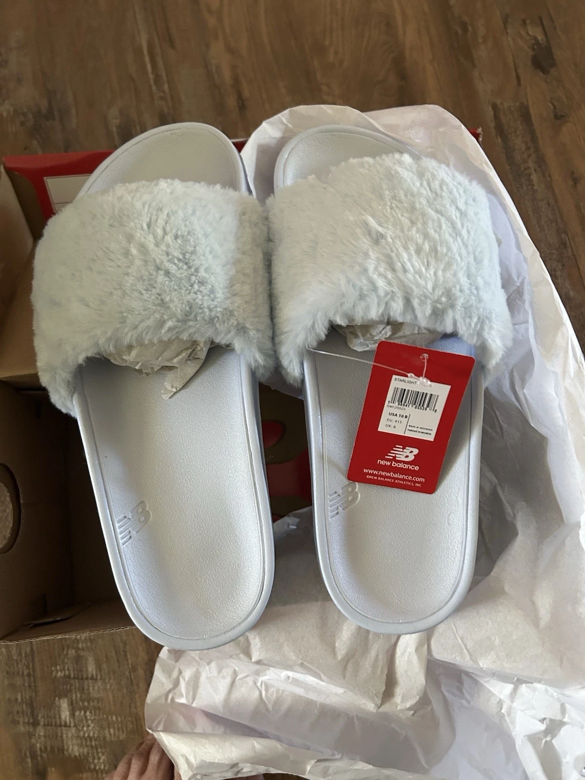 Scivoli fuzzy blu New Balance taglia 10