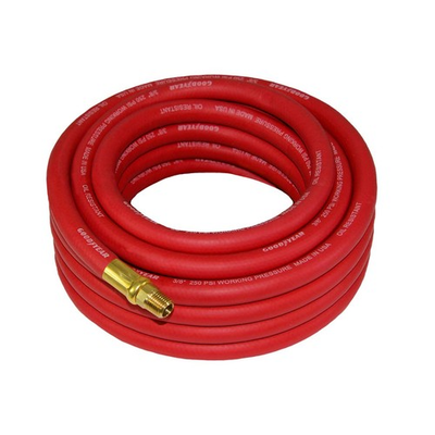 #ad Goodyear 25 X 3 8 Red Rubber Air Hose Working Pressure 250 Psi Burst $47.13