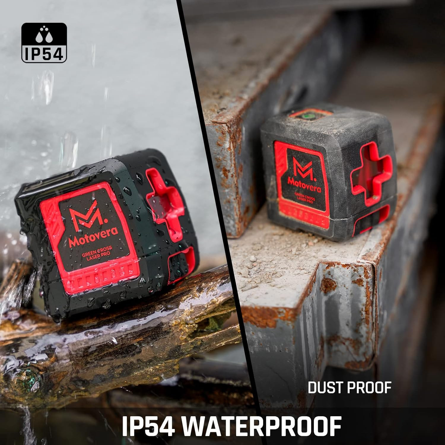 Laser Level, 100 Feet Self Leveling Laser Level, Green Cross Line Rotary Lasers,