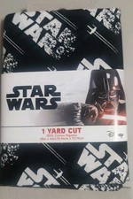 DISNEY Star Wars LOGO PRINT 100% COTTON 1 YAR...