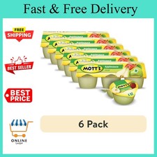  6 pack Mott's Pear Applesauce, 4 Ounce Cups, 6 Count