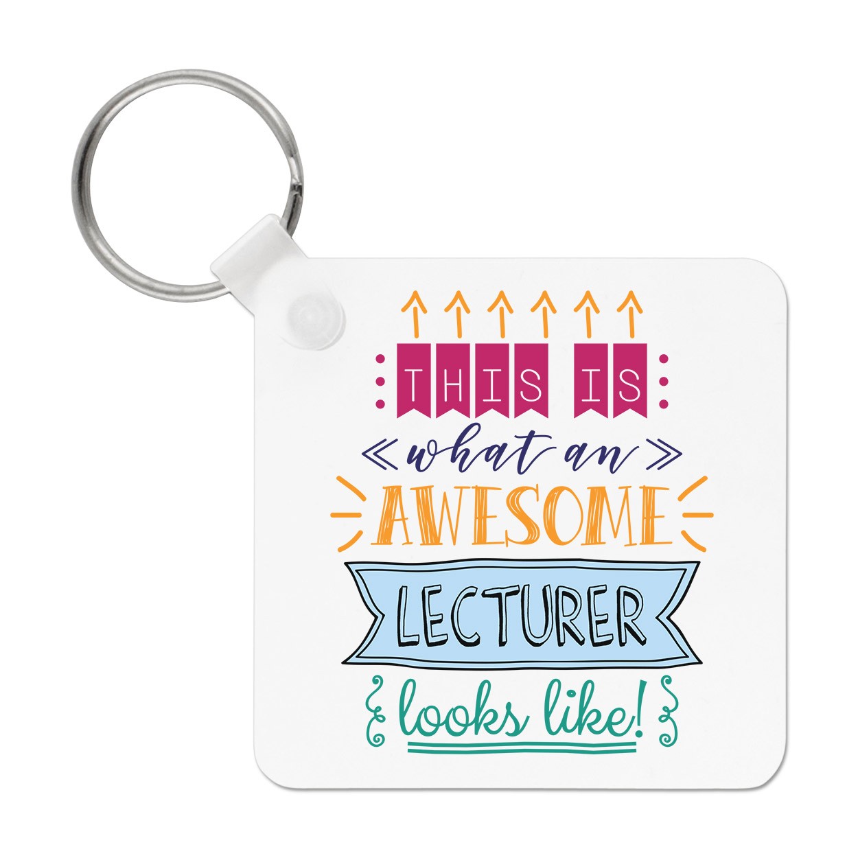This Is What An Awesome Lecturer Looks Like Keyring Key Chain Best Funny