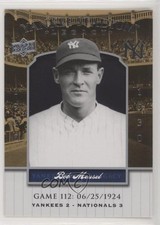 2008 Upper Deck Yankee Stadium Legacy Bob Meusel #YSL112 0q3