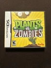 Plants vs. Zombies Nintendo DS Case and Manual