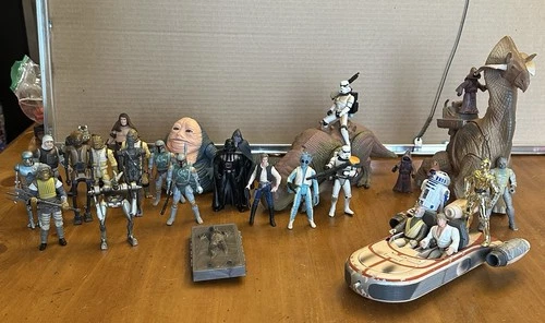 Star Wars Lot Of Figures/ Vehicles/ Weapons 90s Kenner / Hasbro