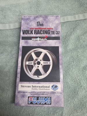 1/24 Fujimi #192949 Volk Racing TE-37 17  Tire & Wheels Set (4)