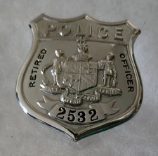 4th Generation Retired officer Baltimore City Maryland Police Badge NOT a Coin