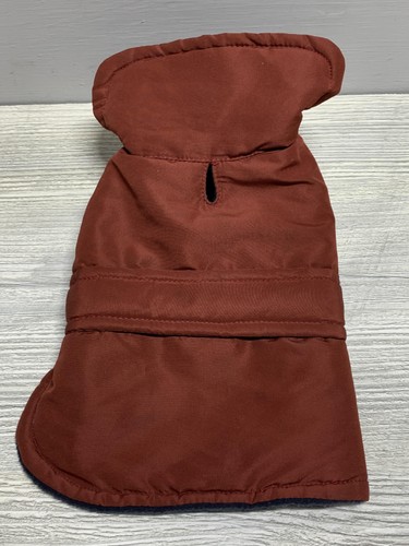 Casual Canine Dog Winter Coat XXS Brown Fleece Lined Jacket Warm Pet Outdoor