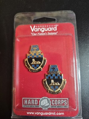 NEW Vanguard Hard Corps Army Intelligence Center & School Unit Crest DUI Pair