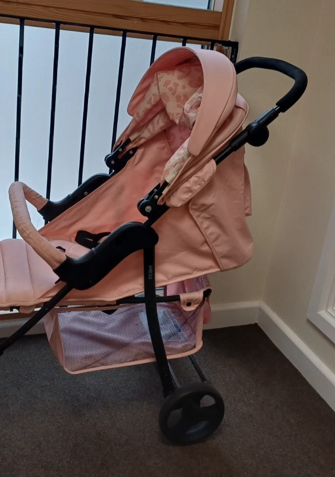 My Babiie MB30 Pushchair - Pink Leopard - Image 3 of 4
