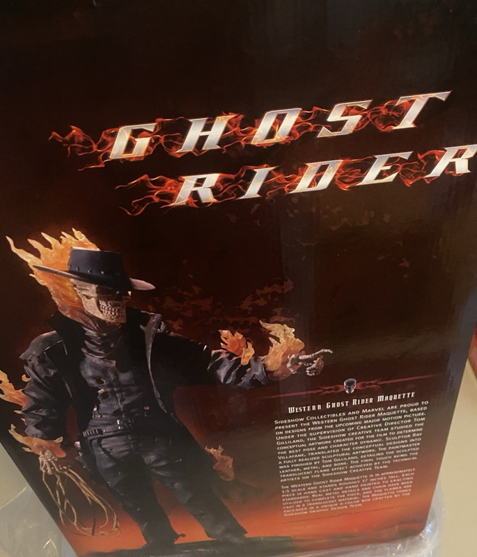 Sideshow Ghost Rider Western Maquette Exclusive #258 of 400